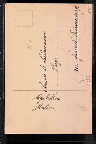 AK Freiburg i. B., Absolvia Abitur Friedrichsgymnasium 1913, Abschied eines Absolventen