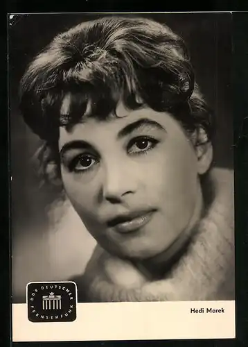 AK Schauspielerin Hedi Marek im Rollkragenpullover