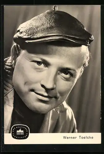 AK Schauspieler Werner Toelcke im Kostüm einer Filmrolle