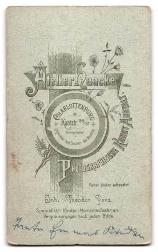 Fotografie Atelier Haacke, Berlin-Charlottenburg, Kantstr. 156 /157, Kleines Geschwisterpaar 