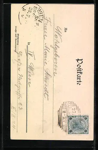 AK Maria-Schutz am Semmering, Blick zur Wallfahrtskirche