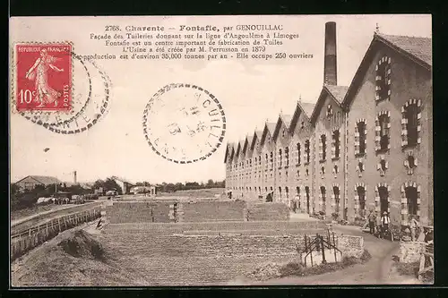 AK Fontafie, Facade des Tuileries