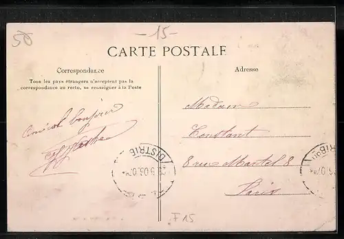 AK Montsalvy, La Grande Rue