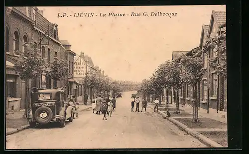 AK Liévin, La Plaine, Rue G. Delbecque