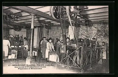 AK Roquefort, Piqueuses et Brosseuses