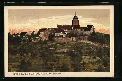 AK Neustadt /Odenwald, Burg Breuberg