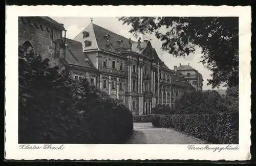 AK Ebrach, Blick auf das Verwaltungsgebäude des Klosters