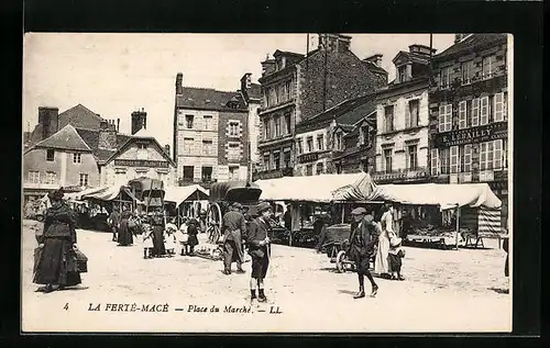 AK La Ferté-Macé, Place du Marché