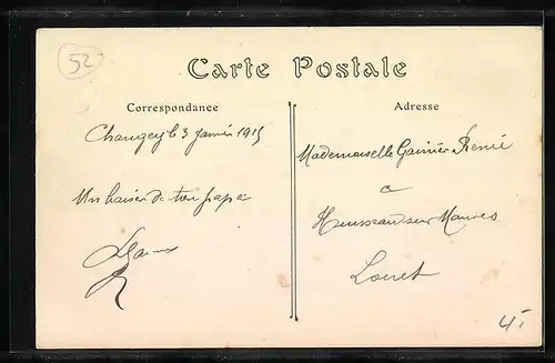 AK Langres, Vue prise de la Route de Corley