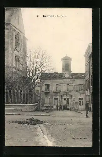 AK Eurville, La Poste