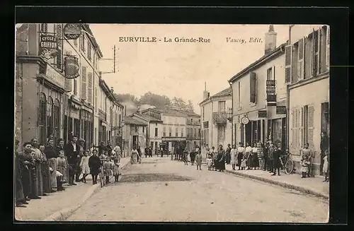 AK Eurville, La Grande-Rue