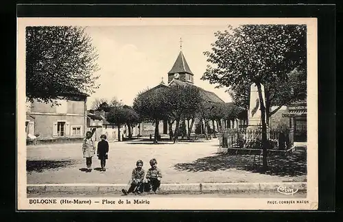 AK Bologne, Place de la Mairie