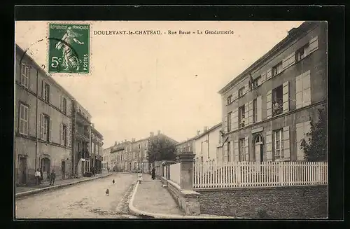 AK Doulevant-le-Chateau, Rue Basse, La Gendarmerie