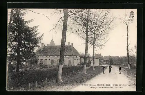 AK Droyes par Montierender, Ecole Communale de Garcons