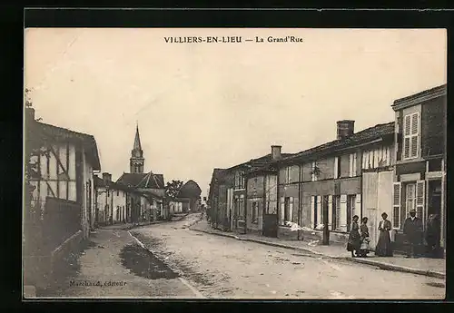 AK Villiers-en-Lieu, La Grand`Rue
