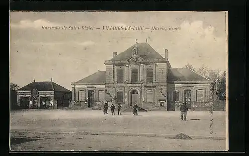 AK Villiers-en-Lieu, Mairie et Ecoles