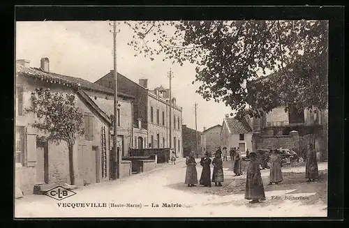 AK Vecqueville, La Mairie