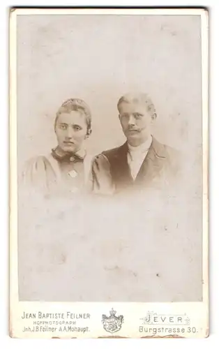 Fotografie Jean Baptiste Feilner, Jever, Burgstrasse 30, Portrait eines Paares