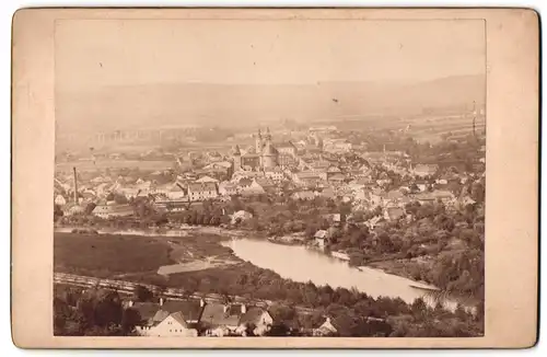 Fotografie unbekannter Fotograf, Ansicht Weisskirchen in Mähren, Blick auf die Stadt