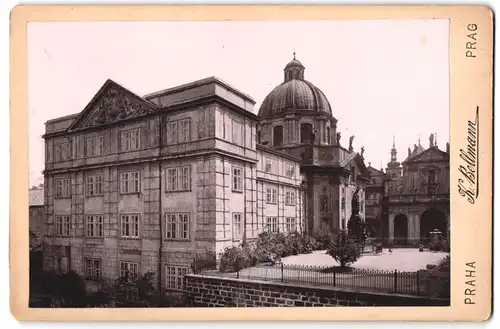 Fotografie K. Bellmann, Prag, Ansicht Prag, Blick auf das Kreuzherrenkloster, Klaster krizouvniku