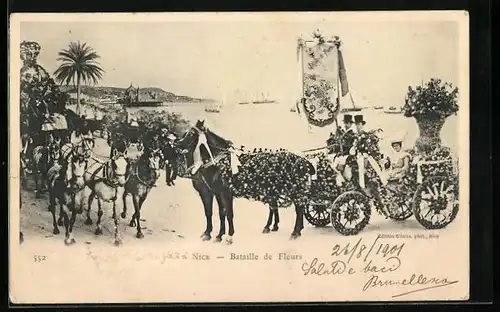 AK Nice, Bataille de Fleurs