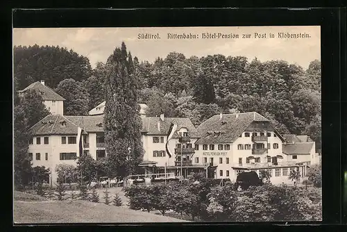 AK Klobenstein, Hotel-Pension zur Post an der Ritterbahn