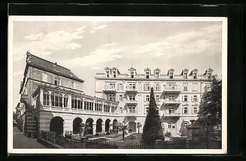 AK Bolzano, Blick zum Hotel Greif