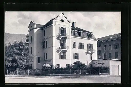AK Merano, Hotel Baviera mit Garage