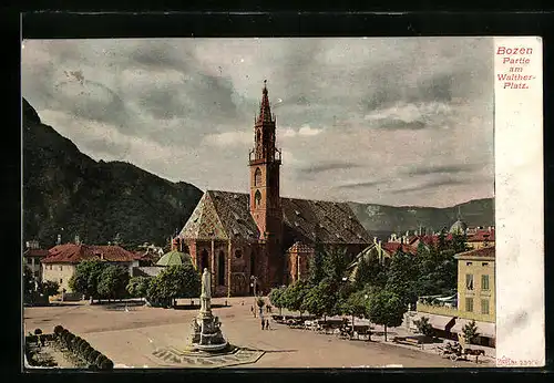 AK Bozen, Partie am Walther-Platz