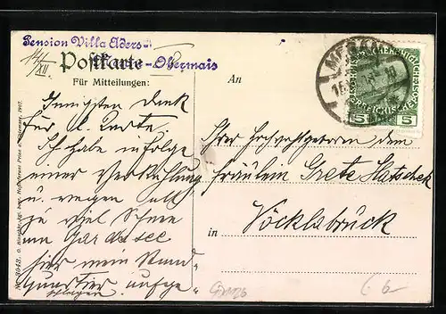 AK Meran, Steinerner Steg mit Zenoburg