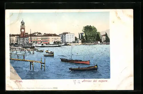 AK Riva, Arrivo del vapore