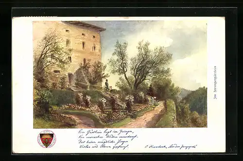 AK Deutscher Schulverein Nr. 142: Im Zwingergärtlein