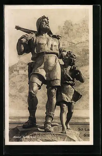 AK Altdorf, Telldenkmal