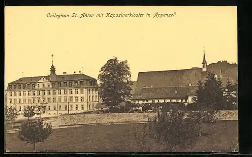 AK Appenzell, Collegium St. Anton mit Kapuzinerkloster