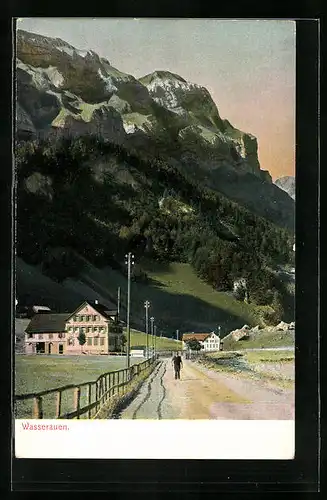 AK Wasserauen, Gasthaus Wasserau