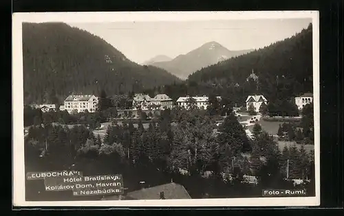 AK L`Ubochna, Hotel Bratislava, Kollárov Dom, Havran a Nezabúdka