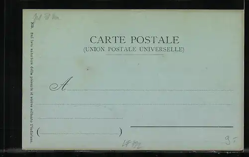 Mondschein-AK Pontafel, Ortsansicht mit Berglandschaft