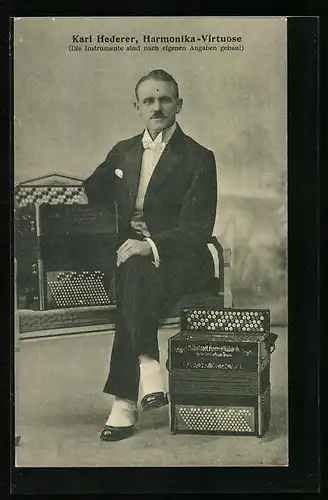 AK Karl Hederer, Harmonika-Virtuose