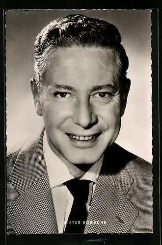 AK Schauspieler Dieter Borsche im Sakko mit Krawatte