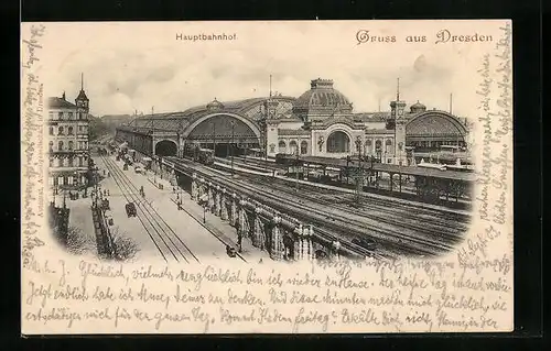 AK Dresden, Hauptbahnhof