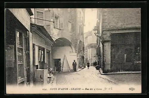 AK Grasse, Rue des 4 Coins
