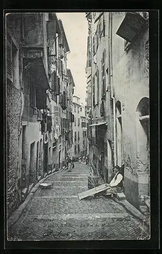 AK Nice, La Rue du Malonat