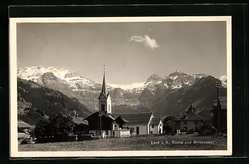AK Lenk i. S., Kirche und Wildstrubel