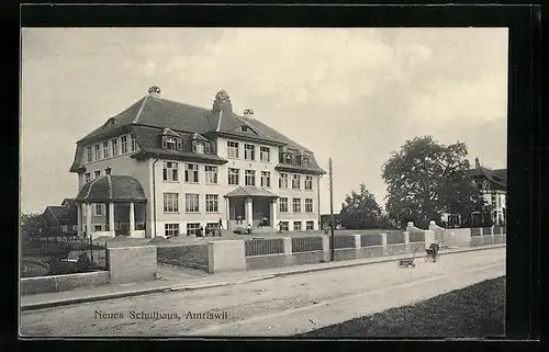 AK Amriswil, Strassenpartie am neuen Schulhaus