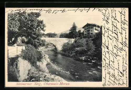AK Meran-Obermais, Steinerner Steg