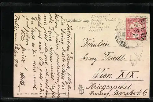 AK Bad-Trencsénteplicz-fürdö, Panorama