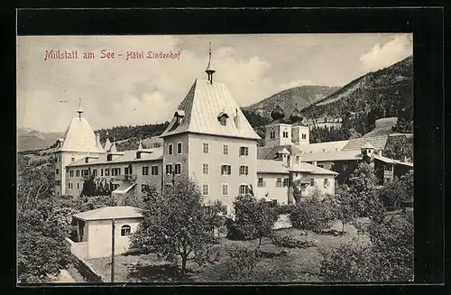 AK Millstatt a. See, Hotel Lindenhof