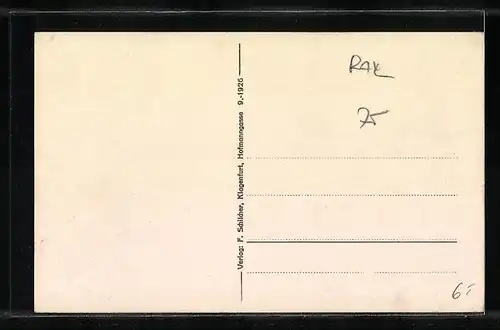 AK Villach, Strassenpartie am Hauptplatz