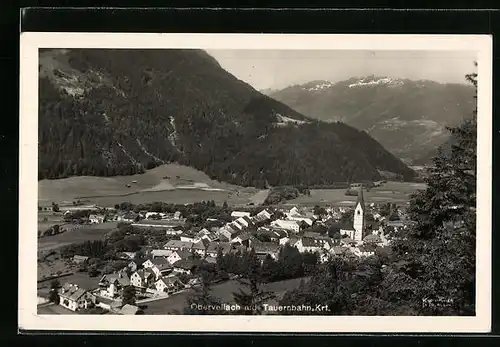 AK Oberveilach a. d. Tauernbahn, Gesamtansicht aus der Vogelschau