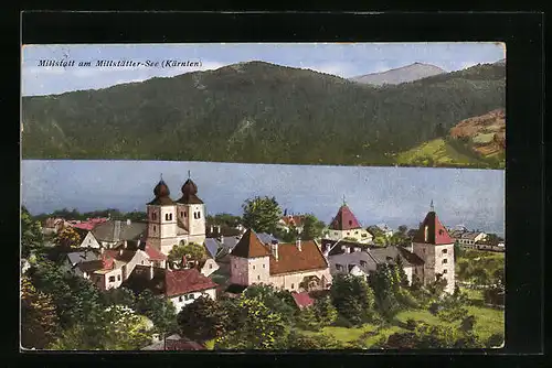 AK Millstatt, Partie vom Millstätter-See